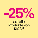 -25% auf alle Produkte von Kiss